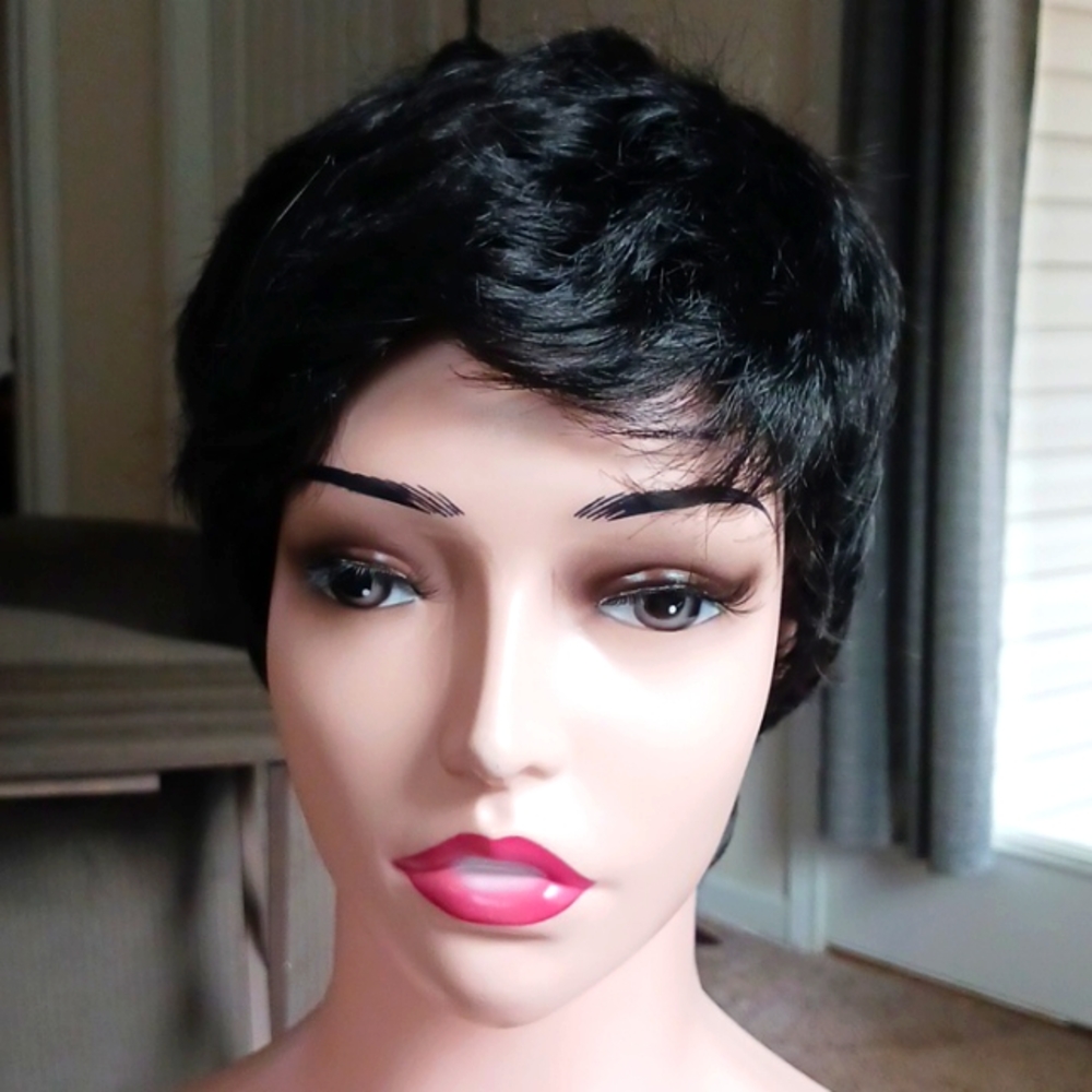 Short and sassy low cut wig